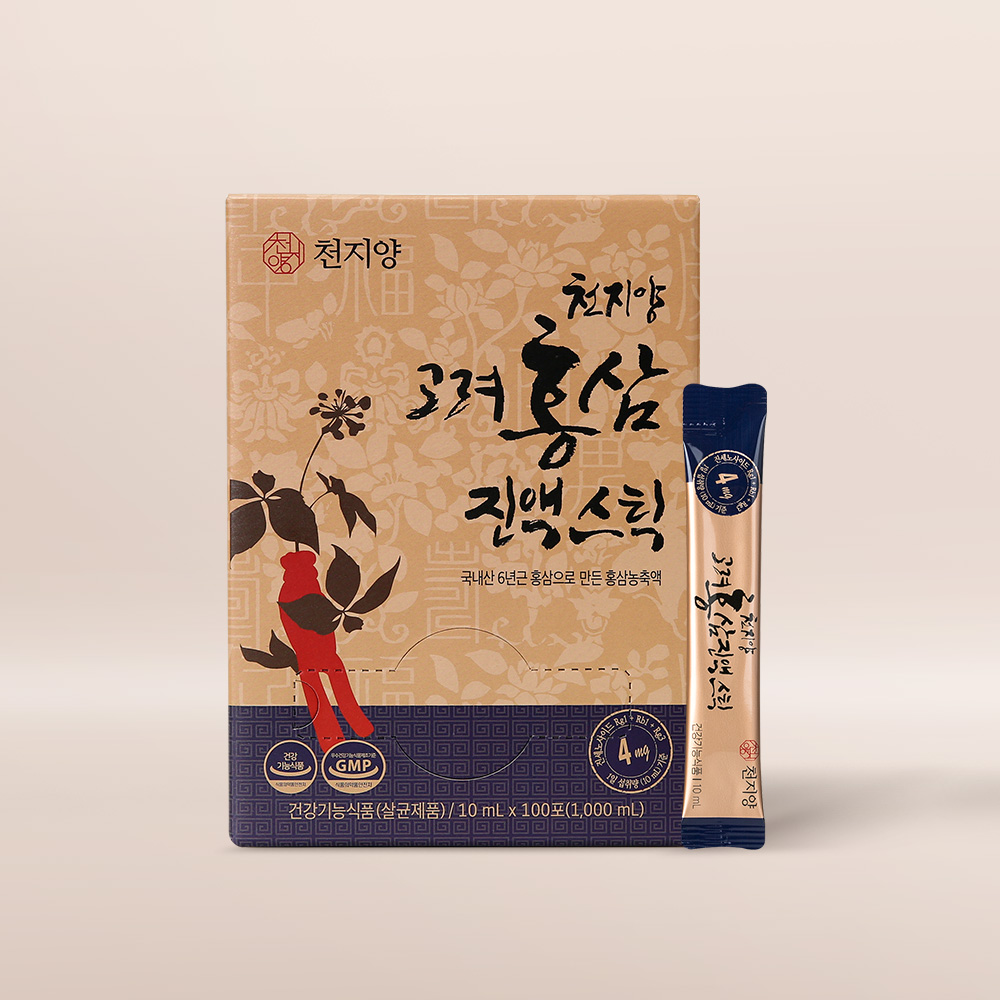 천지양 고려홍삼진액스틱(10ml x 100포) x1박스