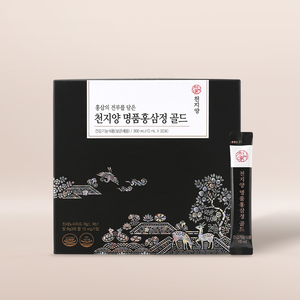 천지양 명품 홍삼정 골드(10ml x 30포) x1박스 1개월분